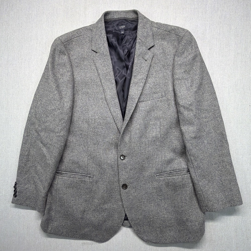 J.Crew Ludlow Blazer 46R Gray British Moon 100%‎ Wool Coat